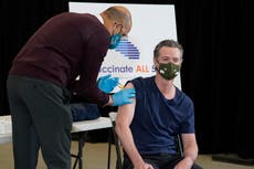 Gobernador de California da positivo en COVID-19