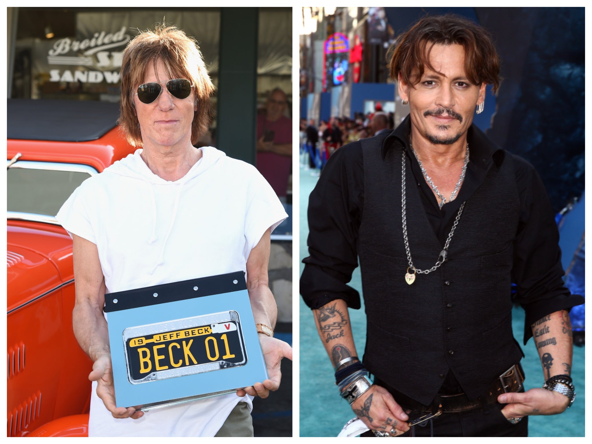 Johnny Depp sube a escenario con Jeff Beck para actuación sorpresa en Sheffield