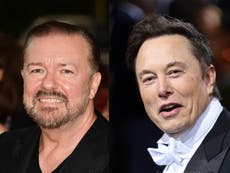 Ricky Gervais: Elon Musk defiende al comediante por su controvertido nuevo especial de Netflix