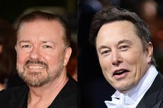 Ricky Gervais: Elon Musk defiende al comediante por su controvertido nuevo especial de Netflix