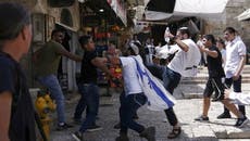 Marcha de ultranacionalistas judíos dispara enfrentamientos con palestinos en Jerusalén