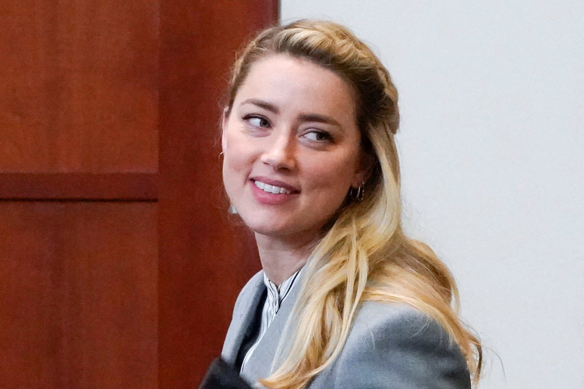Amber Heard en el tribunal el 27 de mayo