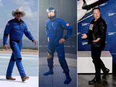 ¿Quién tiene el cohete espacial más sostenible: Elon, Jeff o Richard?