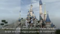 Así fue como este empleado de Disney estropeó una propuesta de matrimonio