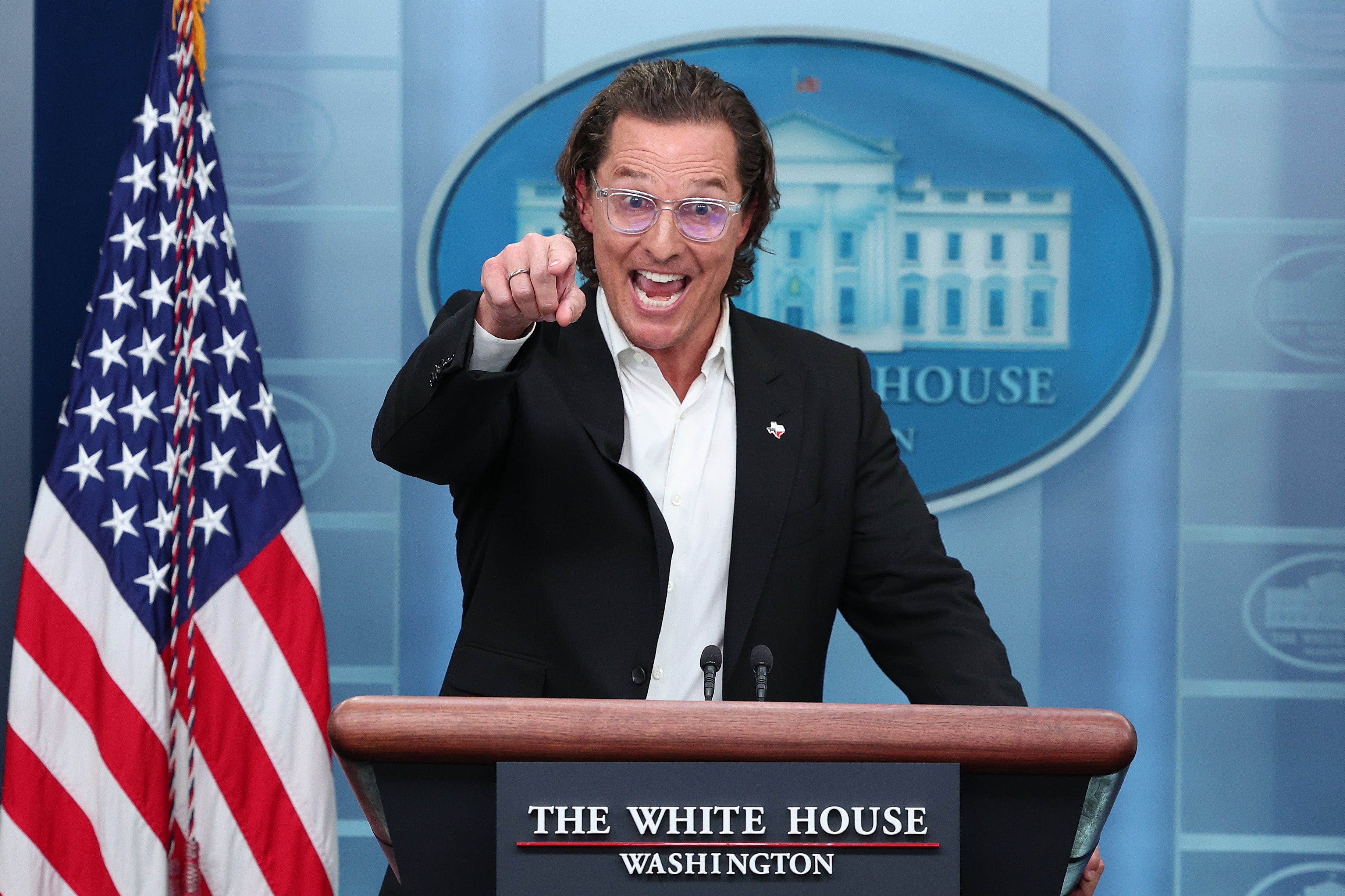 Matthew McConaughey muestra su ira por la masacre en Uvalde en la Casa Blanca