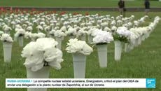 Instalan simbólico memorial en Washington por las víctimas de la violencia con armas 
