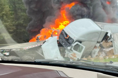 Tres muertos por carambola en llamas en carretera interestatal de Arkansas