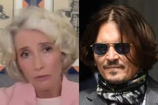 Emma Thompson dice que el juicio de Johnny Depp contra Amber Heard no “descarrilará” el movimiento #MeToo
