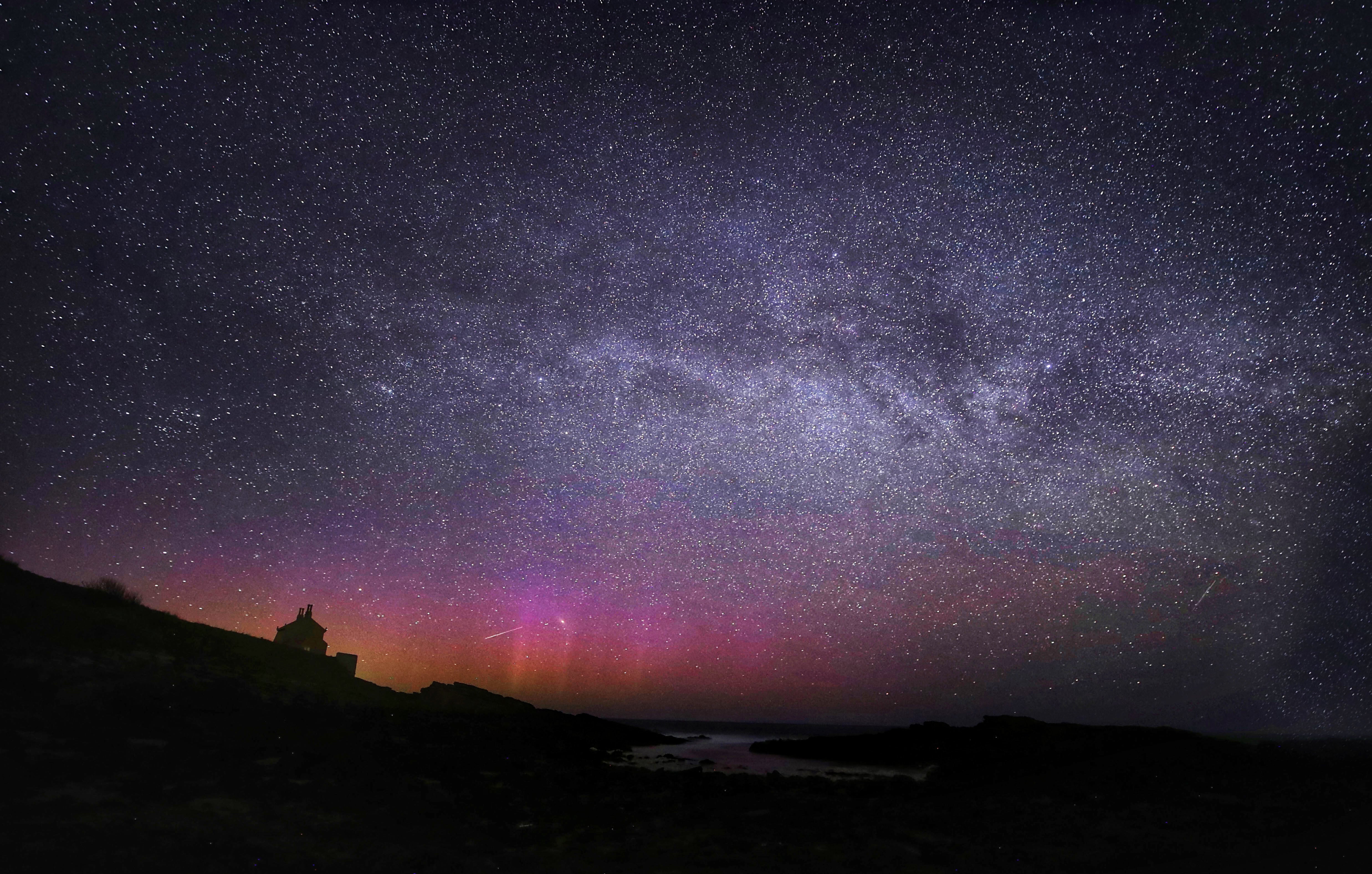 La lluvia de meteoros tuvo su punto álgido entre la noche del martes y la mañana del miércoles