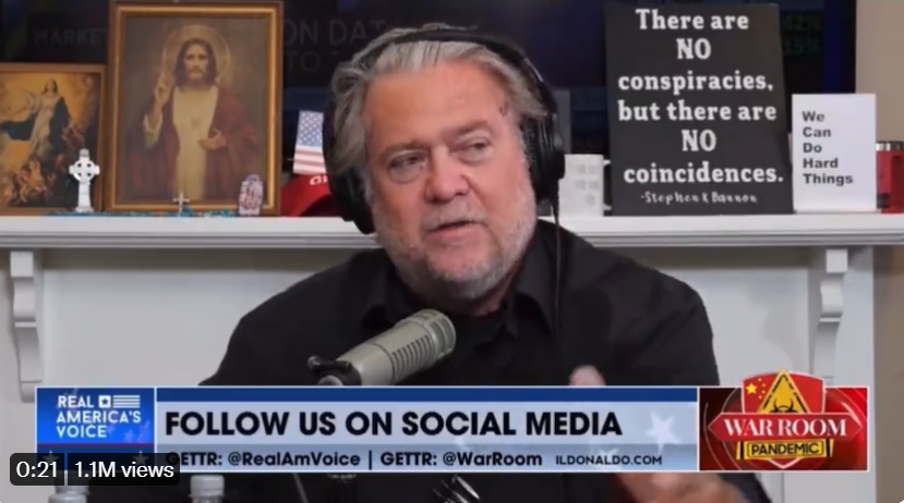 Bannon amenaza con impugnar a “todos” si las audiencias del 6 de enero llevan a un cargo penal contra Trump