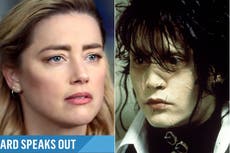 Amber Heard se burla de ‘Edward Scissorhands’ en una reciente entrevista sobre el juicio contra Johnny Depp