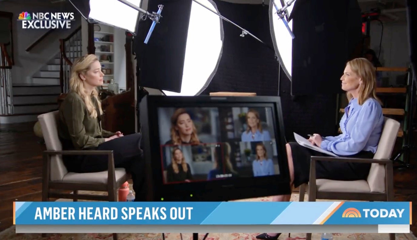 Amber Heard conversa con Savannah Guthrie por primera vez desde que el jurado emitió el veredicto