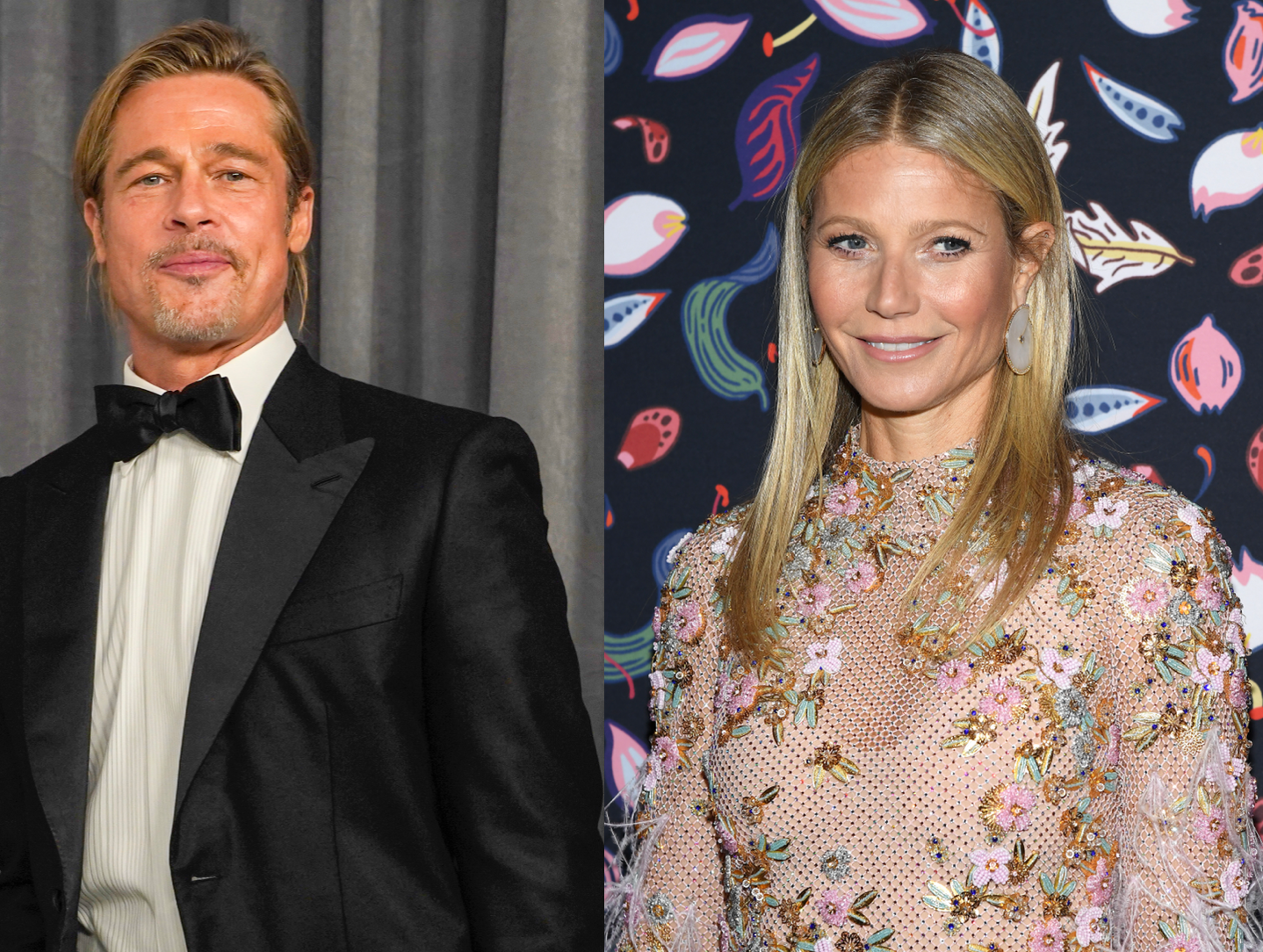 Brad Pitt habla de lo “encantador” que es ser amigo de su exprometida Gwyneth Paltrow