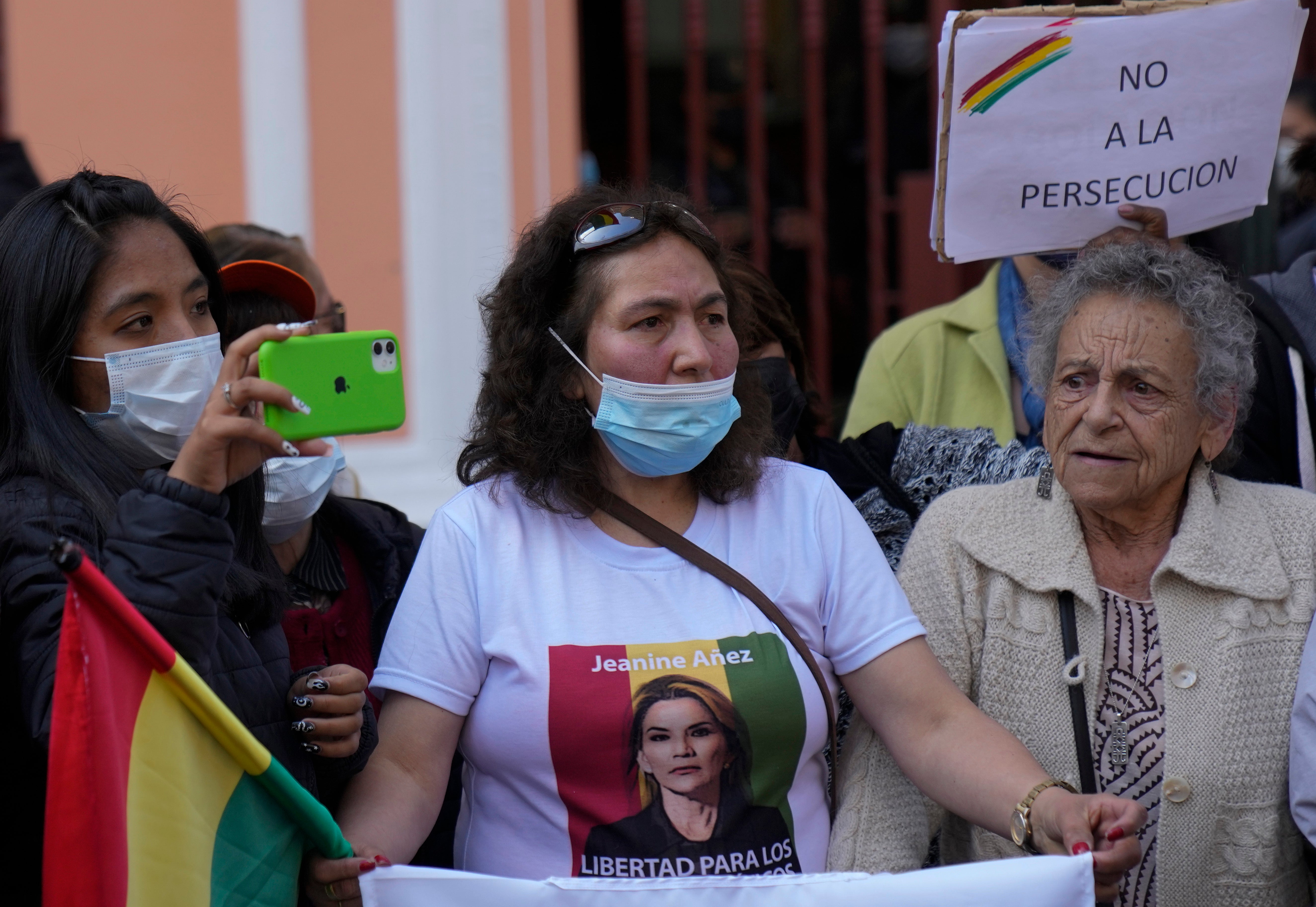 BOLIVIA-ÁÑEZ PROTESTA