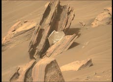 El Mars Rover de la NASA detecta una pieza “inesperada” de una nave espacial en el planeta rojo 