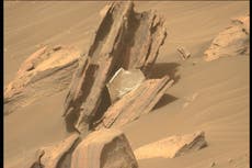 El Mars Rover de la NASA detecta una pieza “inesperada” de una nave espacial en el planeta rojo