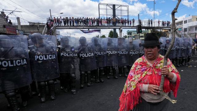 ECUADOR PROTESTAS-INDÍGENAS