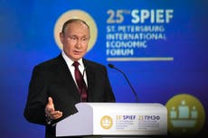 Putin asegura que Rusia superará unas sanciones "temerarias"