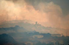 Temperaturas ayudan en lucha contra incendios en España