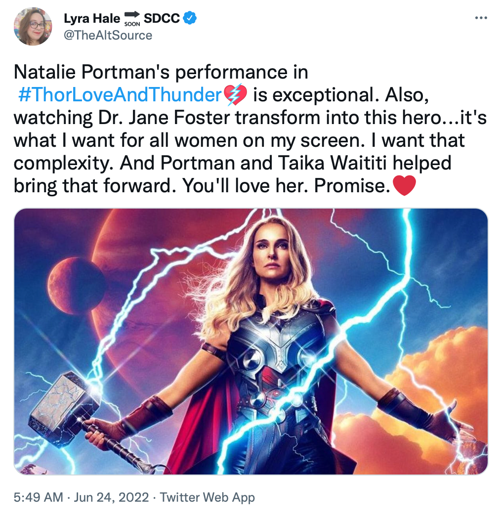 Ya empezaron a llegar las reacciones a ‘Thor: Love and Thunder’...