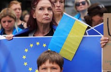 Ucrania celebra candidatura para adherirse a la UE