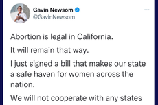 Newsom toma medidas inmediatas en respuesta a Roe v. Wade: “Esta decisión es un ataque a las mujeres”
