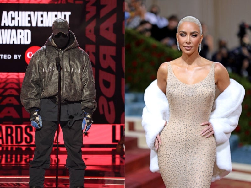 Kanye West se refiere a Kim Kardashian como “mi esposa” durante el discurso de los premios BET