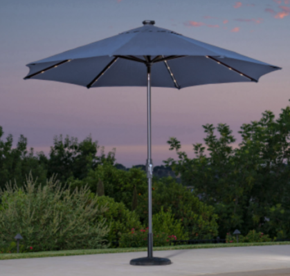 El paraguas SunVilla Solar LED Market fue retirado del mercado porque sus baterías de litio presentan un grave riesgo de sobrecalentarse, lo que podría resultar en que el paraguas se incendie