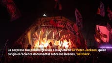 Sir Paul McCartney sorprende con un “dueto virtual” con John Lennon en Glastonbury