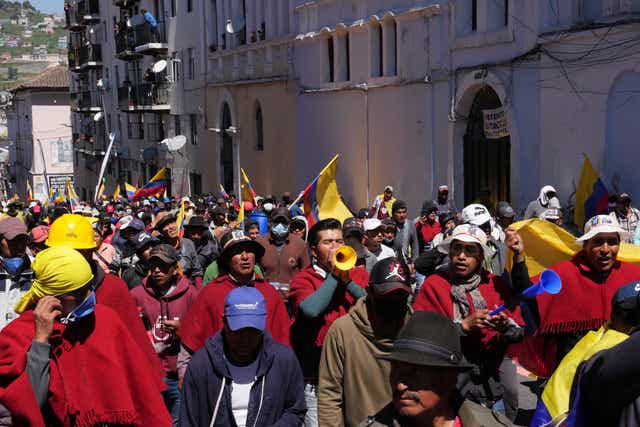 ECUADOR-PROTESTAS
