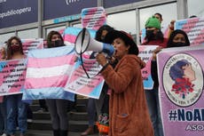 Trabajadoras sexuales protestan por extorsiones en Perú