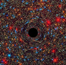 El telescopio James Webb mira a través del polvo para obtener una imagen nunca antes vista de un agujero negro