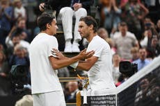 Rafael Nadal explica desacuerdo con Lorenzo Sonego tras intenso partido en Wimbledon
