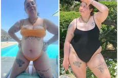 Lena Dunham es elogiada tras compartir fotografías en bikini