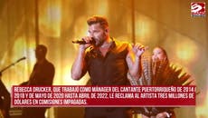 Ex manager de Ricky Martin dice que la “amenazó” y lo demanda por 3 millones de dólares 