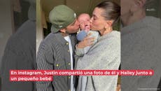 Justin y Hailey Bieber publican foto con bebé y disparan las especulaciones 