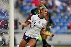 EEUU apalea 5-0 a Jamaica; pone un pie en Mundial femenino