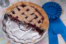 Una mujer se vuelve viral después de ganar muchos premios en una feria de condado en Virginia