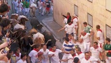  Las fiestas de San Fermín vuelven a llenar las calles de Pamplona tras la pausa de COVID