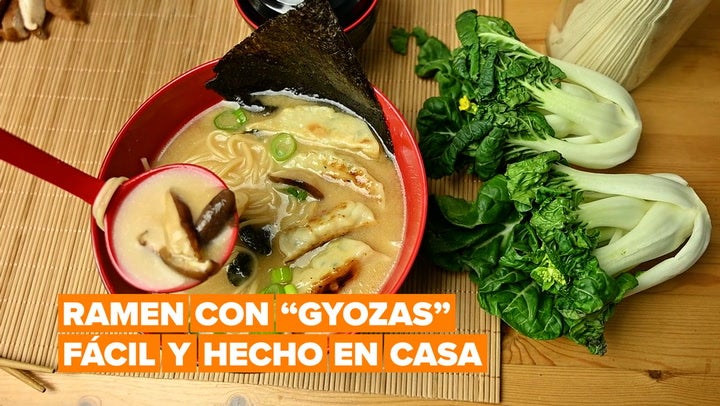 Receta: Ramen con “gyozas” para sorprender a tu familia