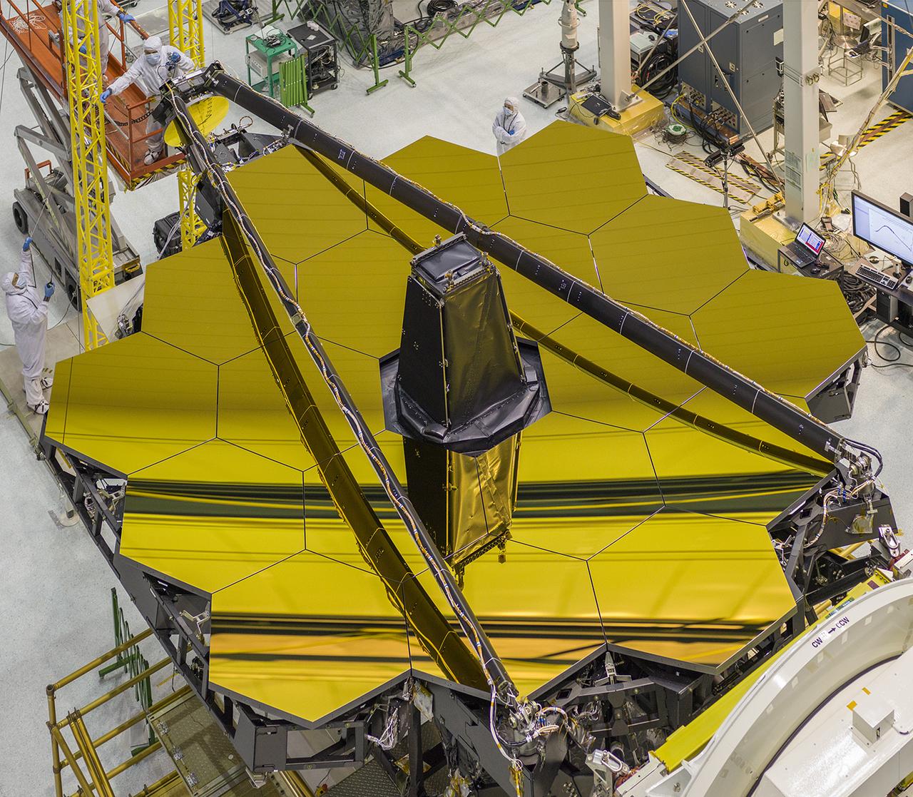 El espejo primario del Telescopio Espacial James Webb