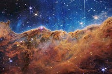 Imágenes y colores del espacio capturados por Webb transformados en sonidos por la NASA