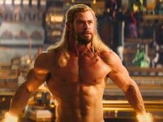 La mujer de Chris Hemsworth pensó que se puso demasiado musculoso para ‘Thor: Love and Thunder’