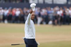Emotiva despedida de Tiger Woods de St. Andrews