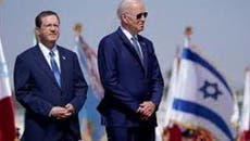 Biden afirma que no renunciará a "intentar acercar a palestinos e israelíes"