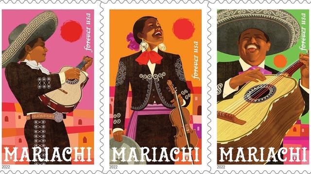 EEUU-MARIACHIS-ESTAMPILLAS