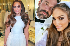 Jennifer Lopez se maquilló ella misma para su boda con Ben Affleck