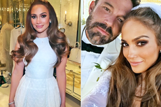 Jennifer Lopez se maquilló ella misma para su boda con Ben Affleck