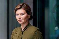 Primera dama de Ucrania Olena Zelenska visita EEUU