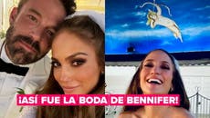 Aquí esta todo lo que te perdiste de la boda de Jennifer Lopez y Ben Affleck 